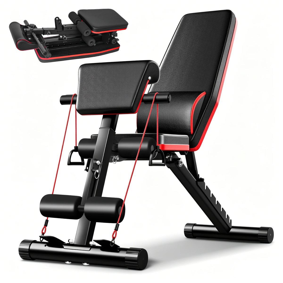 Banc de musculation réglable à dossier inclinable