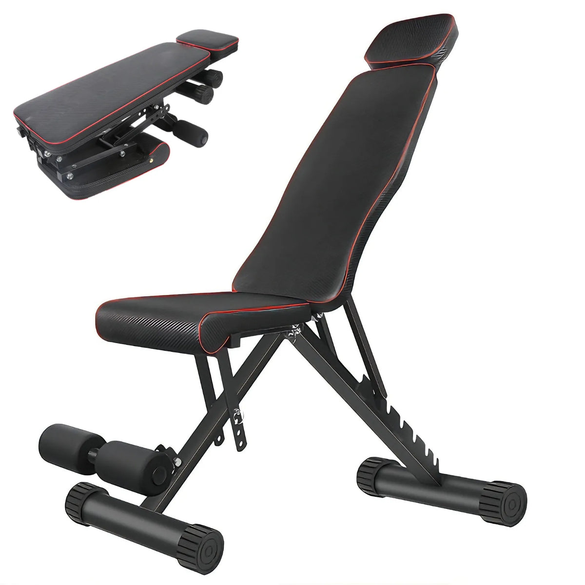 Banc de musculation réglable à dossier inclinable