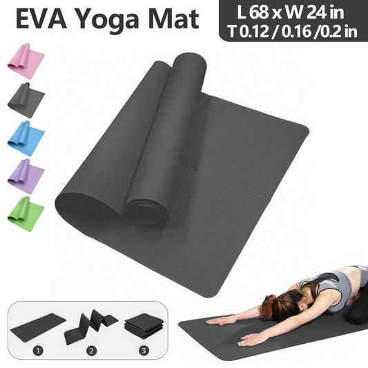 Tapis de yoga pliable pour le Pilates et les exercices au sol