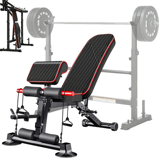 Banc de musculation réglable à dossier inclinable