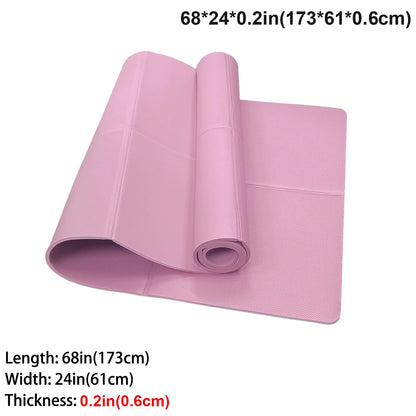 Tapis de yoga pliable pour le Pilates et les exercices au sol