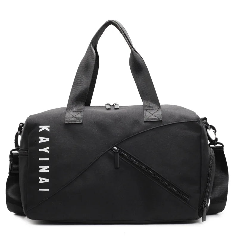 Sac de voyage unisexe avec compartiment à chaussures, grand sac de sport/week-end, sac à bandoulière.