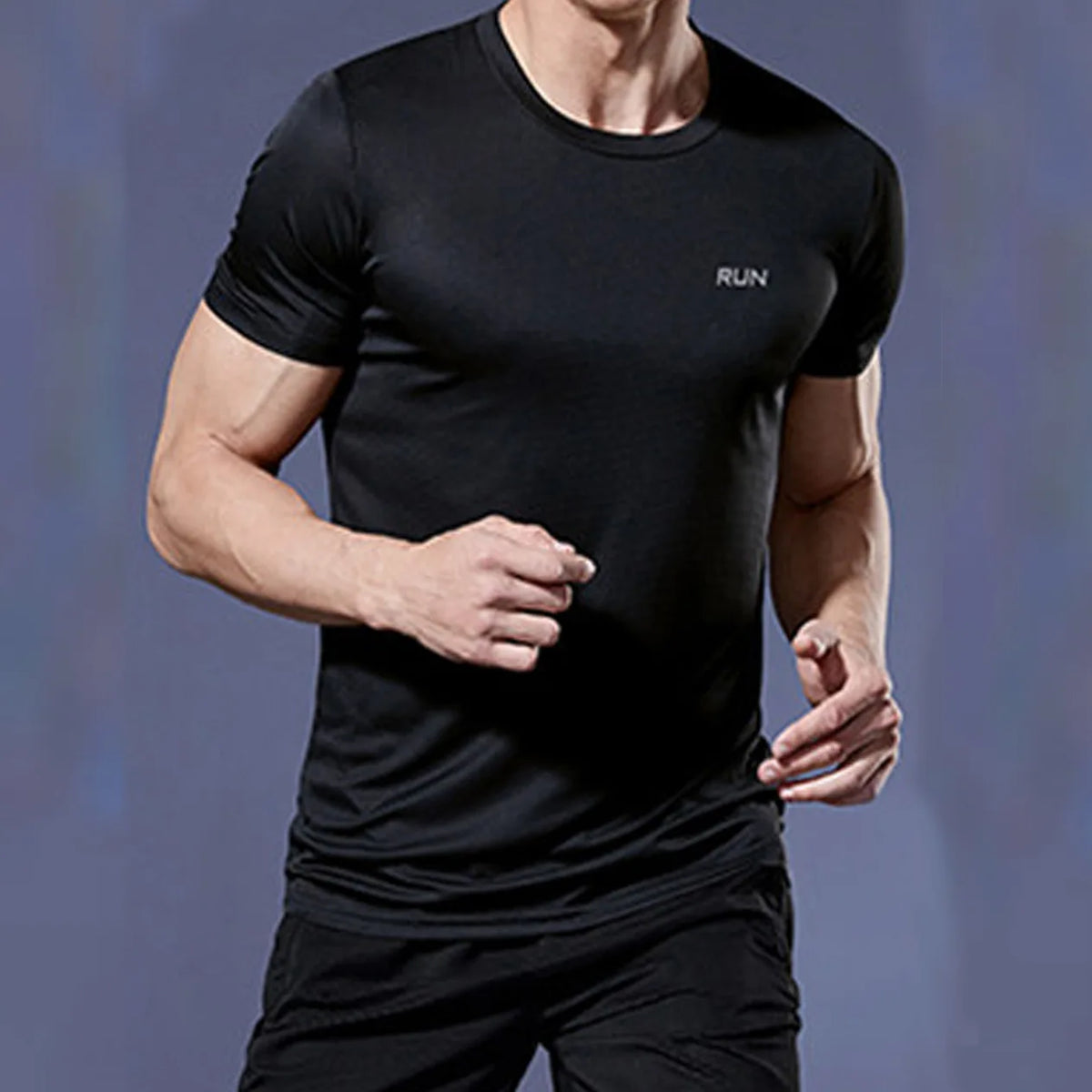 T-shirt de sport homme pour la course, le football et l’entraînement