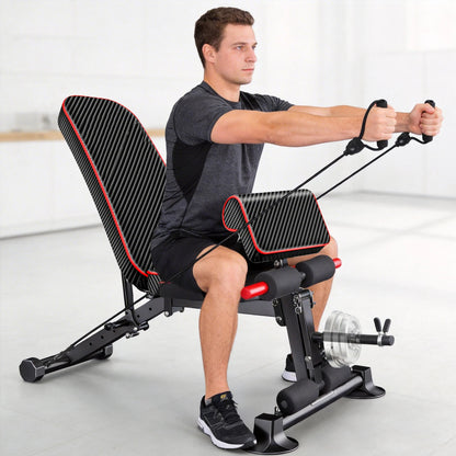 Banc de musculation réglable à dossier inclinable