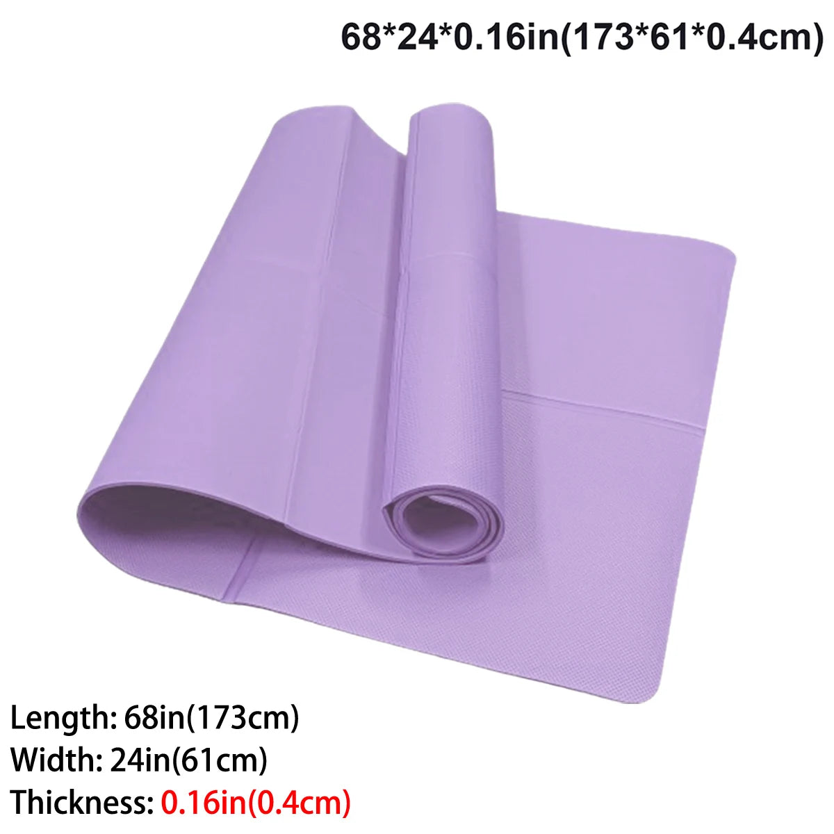 Tapis de yoga pliable pour le Pilates et les exercices au sol