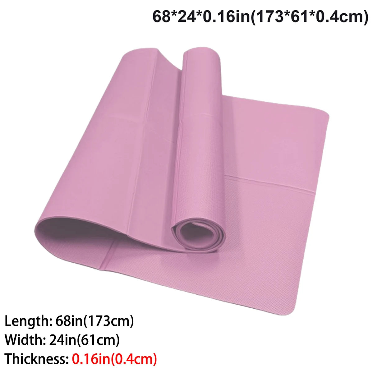 Tapis de yoga pliable pour le Pilates et les exercices au sol