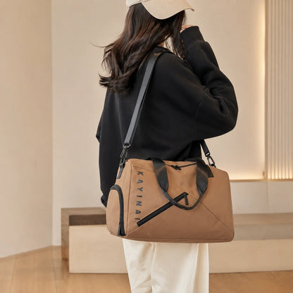 Sac de voyage unisexe avec compartiment à chaussures, grand sac de sport/week-end, sac à bandoulière.