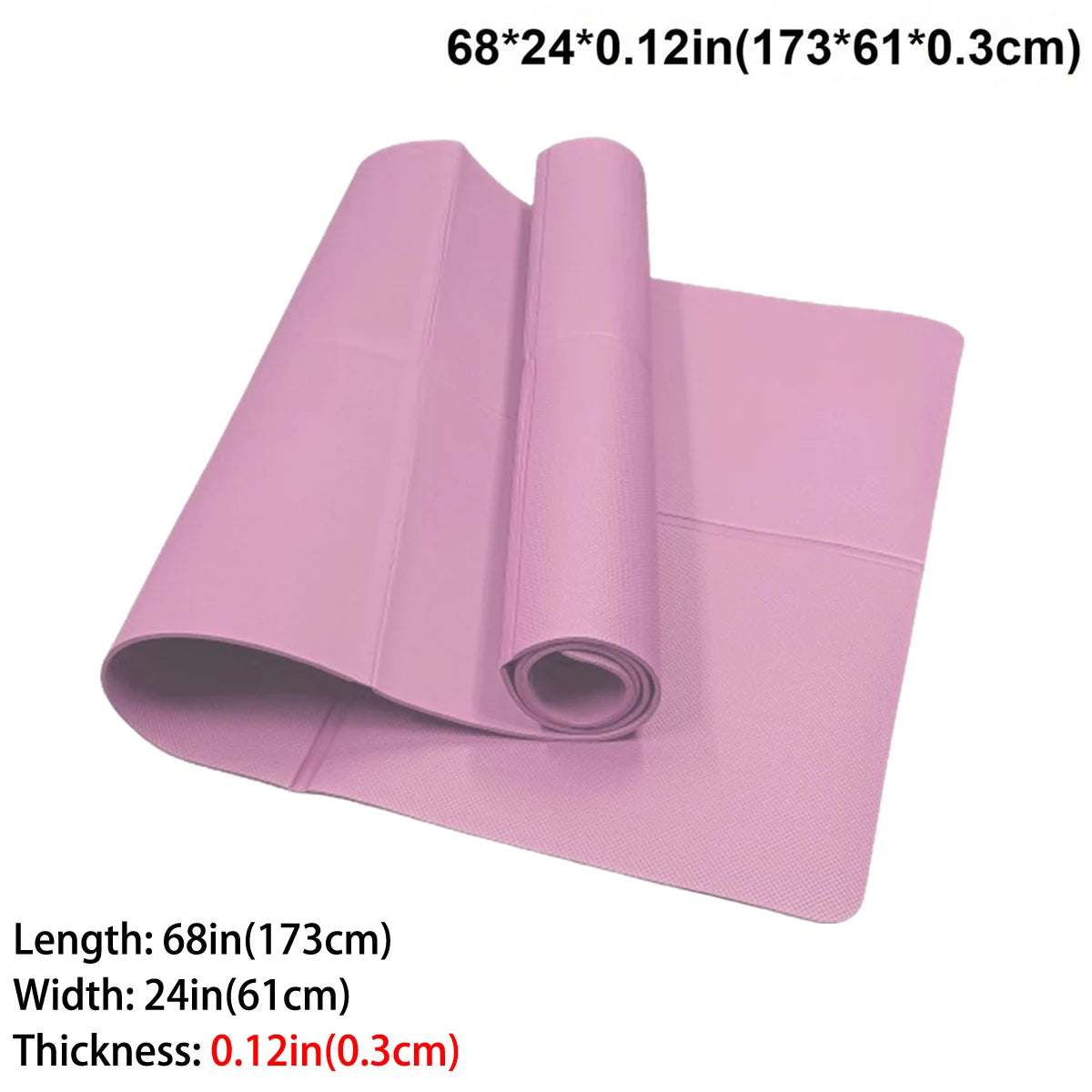 Tapis de yoga pliable pour le Pilates et les exercices au sol