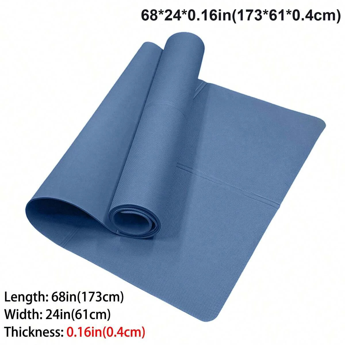 Tapis de yoga pliable pour le Pilates et les exercices au sol